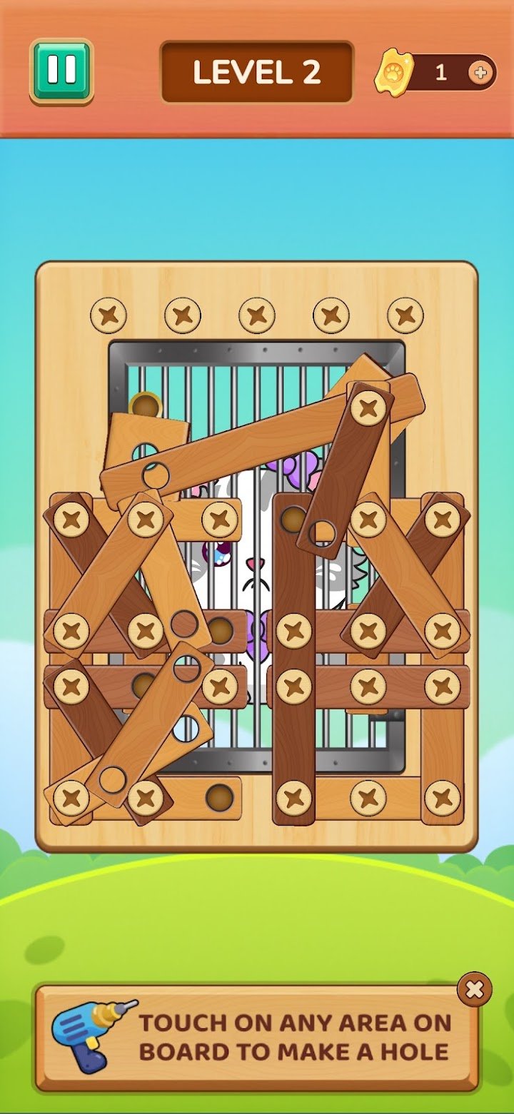 Wood Nuts: Screw Puzzle screenshot