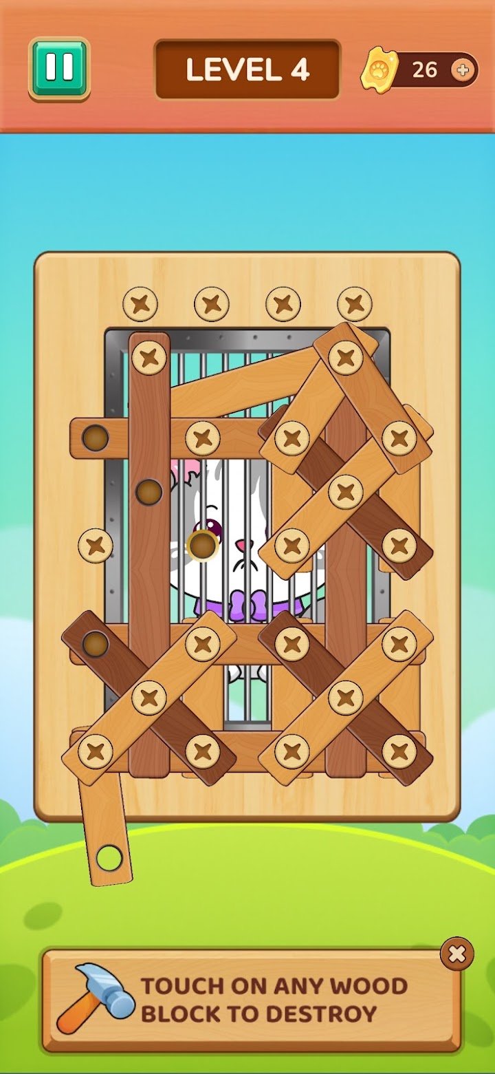 Wood Nuts: Screw Puzzle screenshot