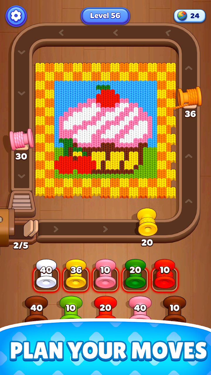 Woolloop! Color Puzzle screenshot