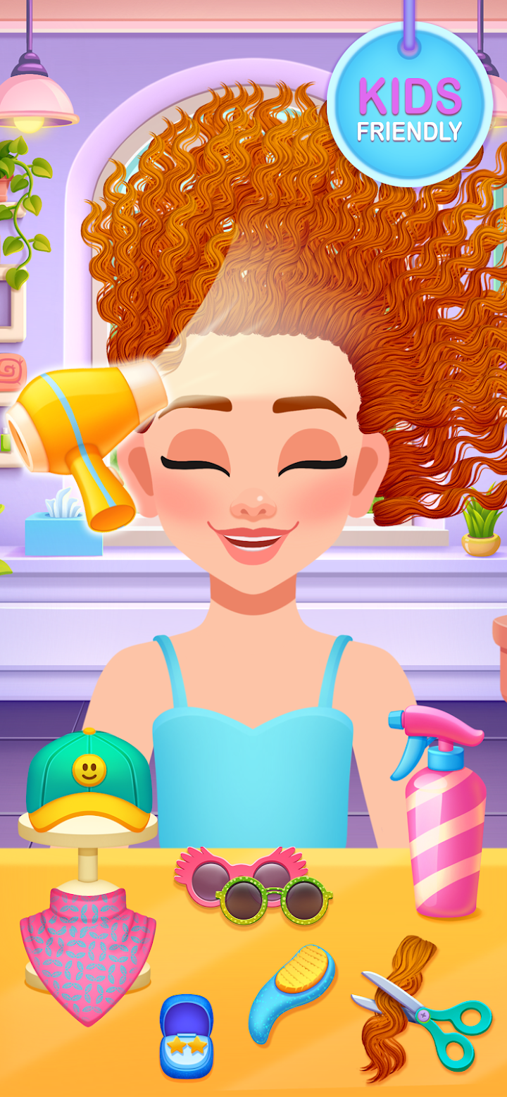 Hair Salon Games For Kids screenshot