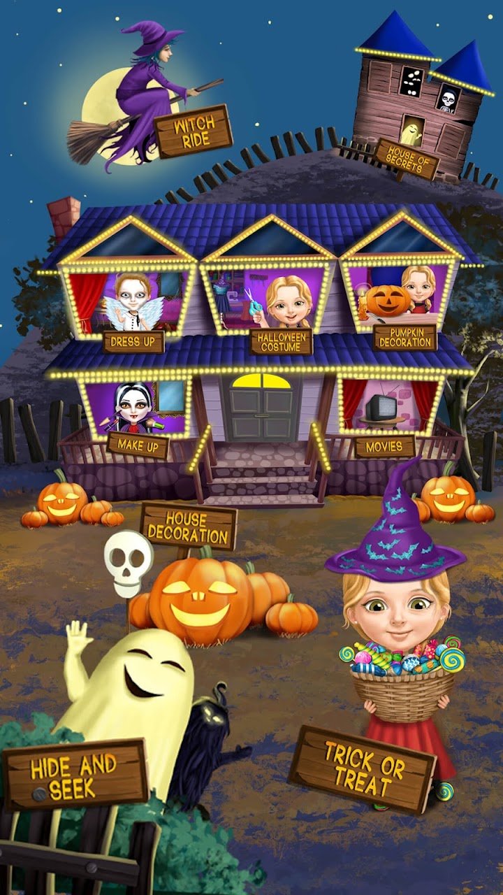 Sweet Baby Girl Halloween Fun screenshot